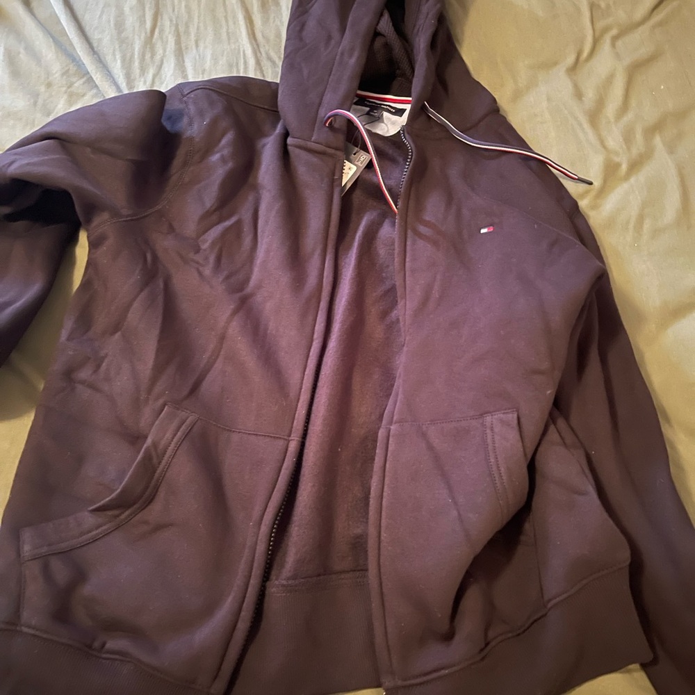 Tommy Hilfiger Black Zip Hoodie